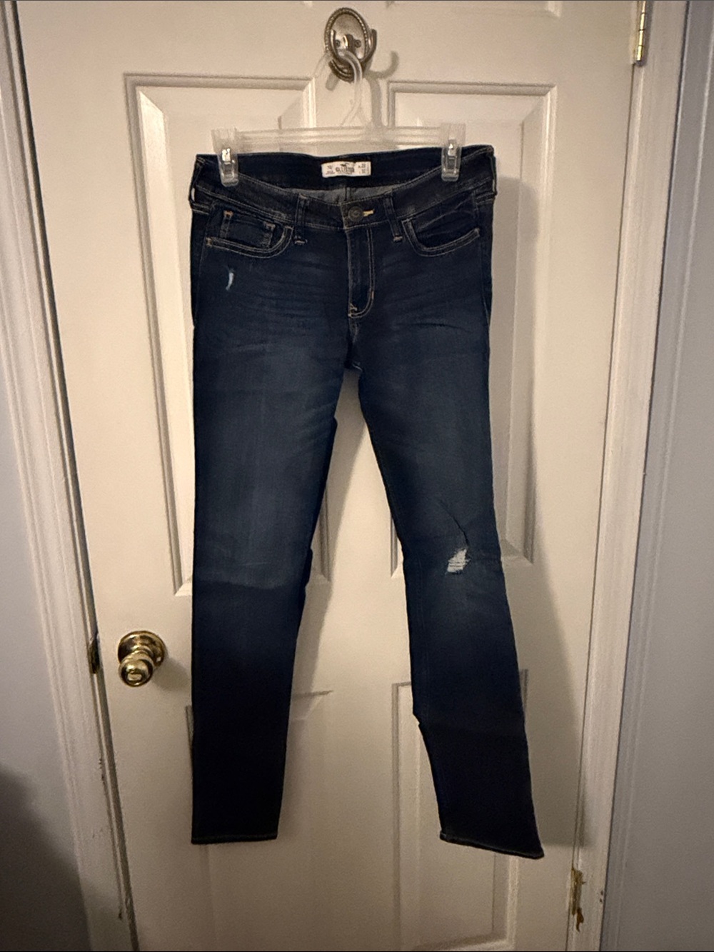Hollister Dark Blue Women’s Skinny Jeans - Classic Stretch Denim